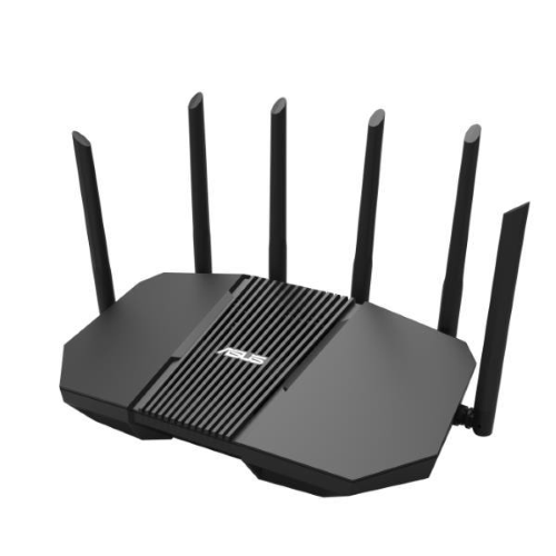 ASUS RT-BE90U BE9400 ROUTER ESTENDIBILE WI-FI 7 TRI--BAND 2,4 GHz/5 GHz/6 GHz AiMesh 4 PORTE 2.5G 6 ANTENNE ESTERNE DESKTOP NERO